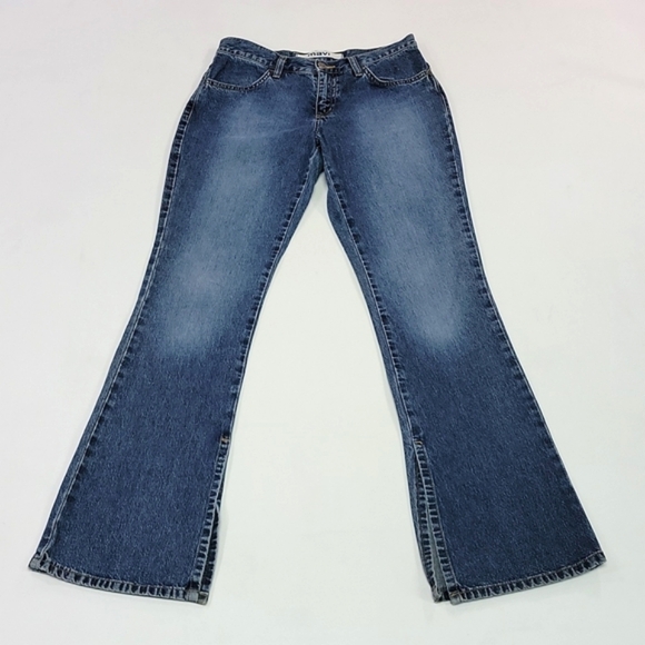 MAVI ♡ Sweet 'n Sexy 510 Michelle Split Flare Leg Distressed Denim Jeans 27/32 - Picture 4 of 17